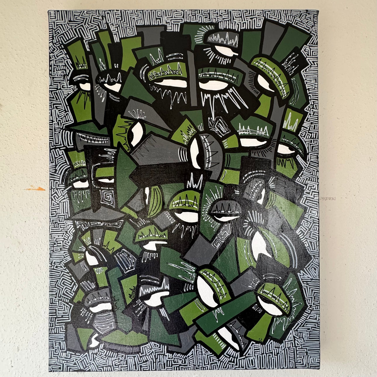 “Stiekem Meekijken” 60x80 cm